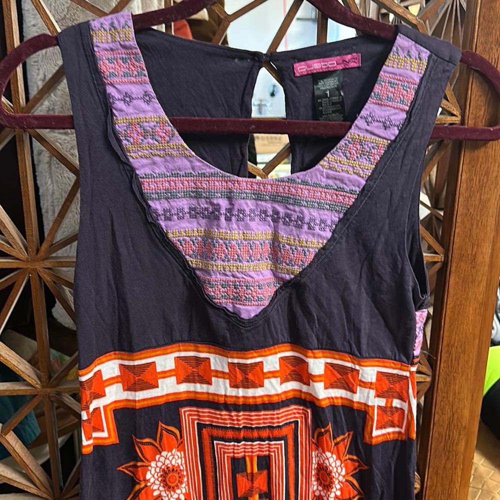 Boho mini dress